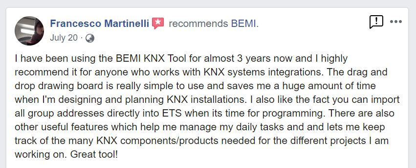 BEMI KNX Design and Planning Tool - Review by users